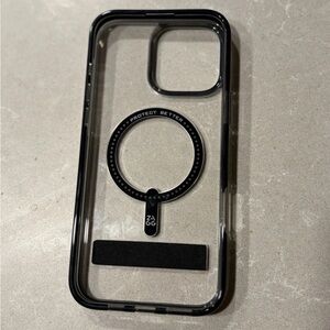ZAGG Iphone 16 Pro Max Santa Cruz Snap Series Clear Case MagSafe Ring Kickstand